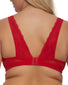 Tango Red Back Paramour Bette Plunge Lace Bralette 145046