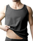 Black Front Players Tricot Nylon Muscle Tank NAS1