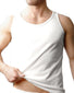 White Front Players Tricot Nylon Muscle Tank NAS1
