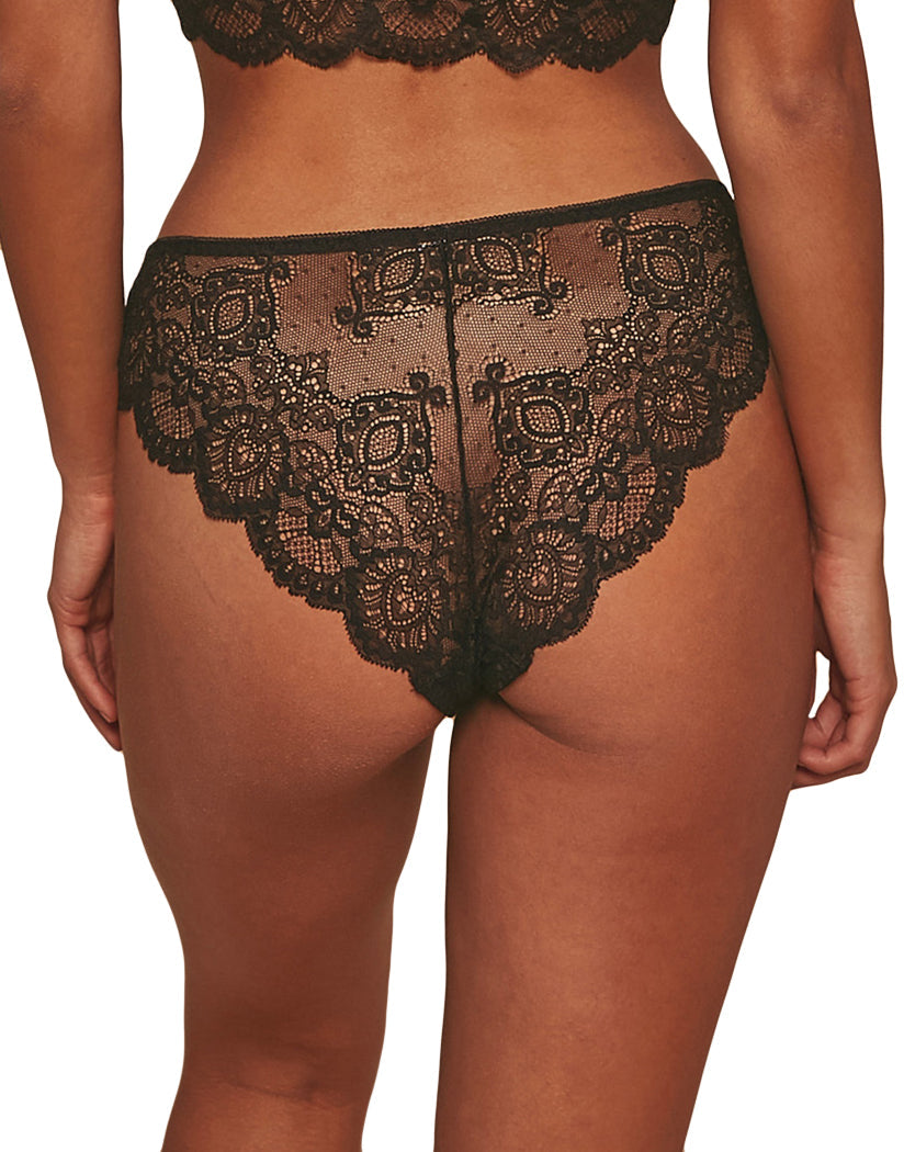 Black Back Wolf & Whistle Ariana Lace Brief WWL632