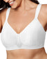 White Stripe Front Playtex Secrets Perfectly Smooth Wirefree Bra 4707