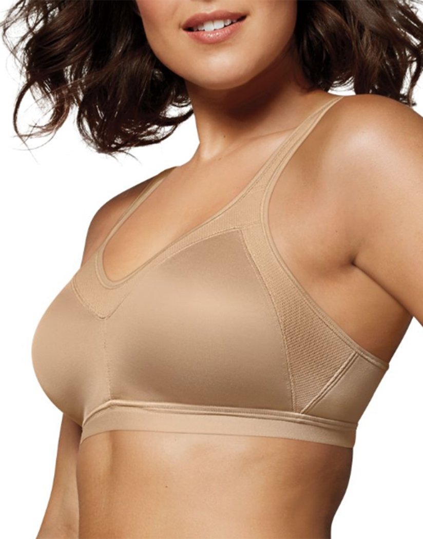 Nude Front Playtex 18 Hour Active Breathable Comfort Wirefree Bra 4159B