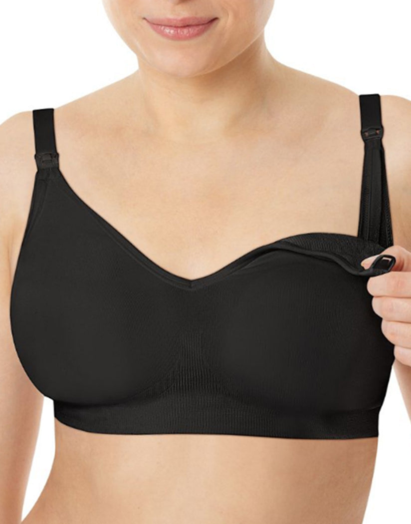 Black Front Playtex Nursing Seamless Wirefree Bra with X-Temp‰̣ۡå¢ Cooling Technology 4956H