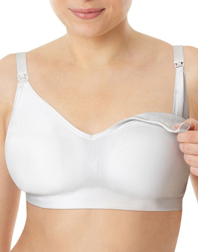 White Front Playtex Nursing Seamless Wirefree Bra with X-Temp‰̣ۡå¢ Cooling Technology 4956H