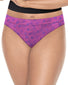 Waterlilly Pink/ Showtime Fucshia Heather/ Lilac Blossom/ Pink Print Front Playtex Ultra Soft Bikinis 4-Pack PLCSBK