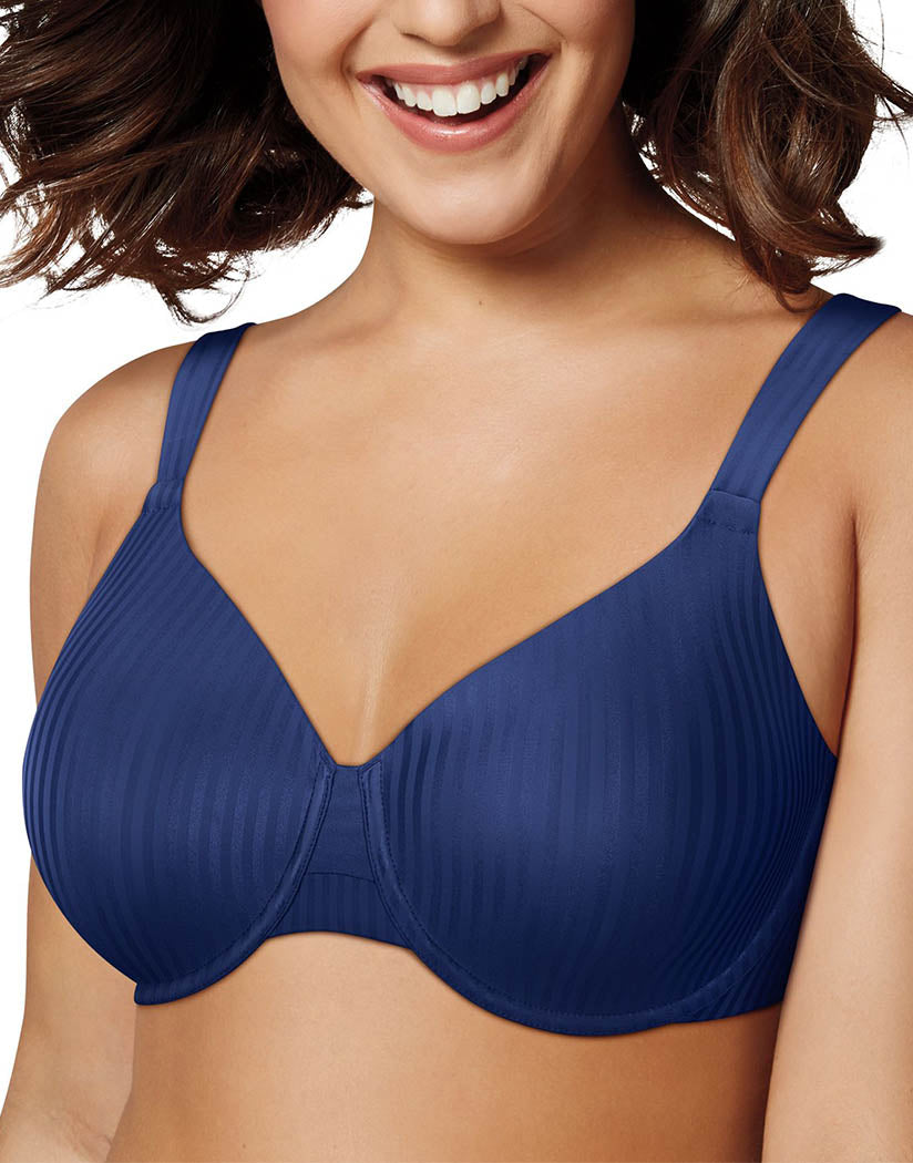 In the Navy Front Playtex Secrets Perfectly Smooth Underwire Bra US4747