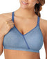 Classic Denim Heather Front Playtex Nursing Seamless Wirefree Bra with Shaping Foam Cups US4958