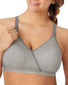 Silver Filigree Heather Front Playtex Nursing Seamless Wirefree Bra with Shaping Foam Cups US4958