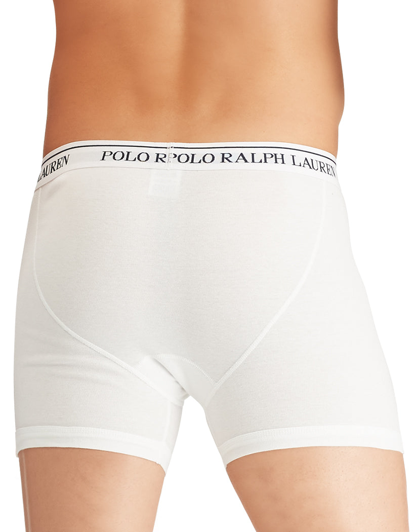 White Back Polo Ralph Lauren 3 Pack Classic Fit Boxer Brief With Wicking RCBBP3