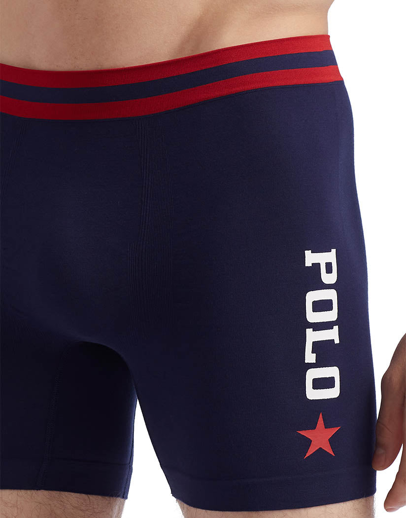 Cruise Navy/ Red/ Rugby Royal Flat Polo Ralph Lauren Freedom Boxer Brief 3-Pack LLBBP3