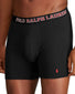Polo Black/ Red/ Andover Heather Front Polo Ralph Lauren Breathable Mesh Boxer Brief 3-Pack RMBBP3 