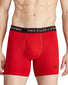 Red_CharcoalHeather_AndoverHeatherStrip_CharcoalHeather Flat Polo Ralph Lauren Stretch Classic Fit Boxer Brief 3-Pack RWBBP3