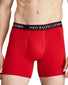 Red_CharcoalHeather_AndoverHeatherStrip_CharcoalHeather Flat Polo Ralph Lauren Stretch Classic Fit Boxer Brief 3-Pack RWBBP3