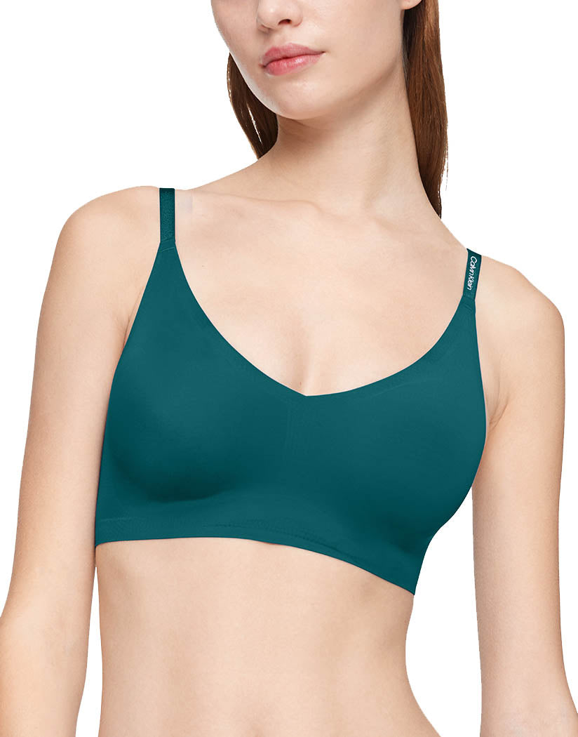 Topaz Gemstone Front Calvin Klein Women Invisibles comfort Lightly Lined Triangle Bralette QF5753
