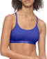 Purple Parade Front Calvin Klein Women Pure Ribbed Unlined Bralette QF6438