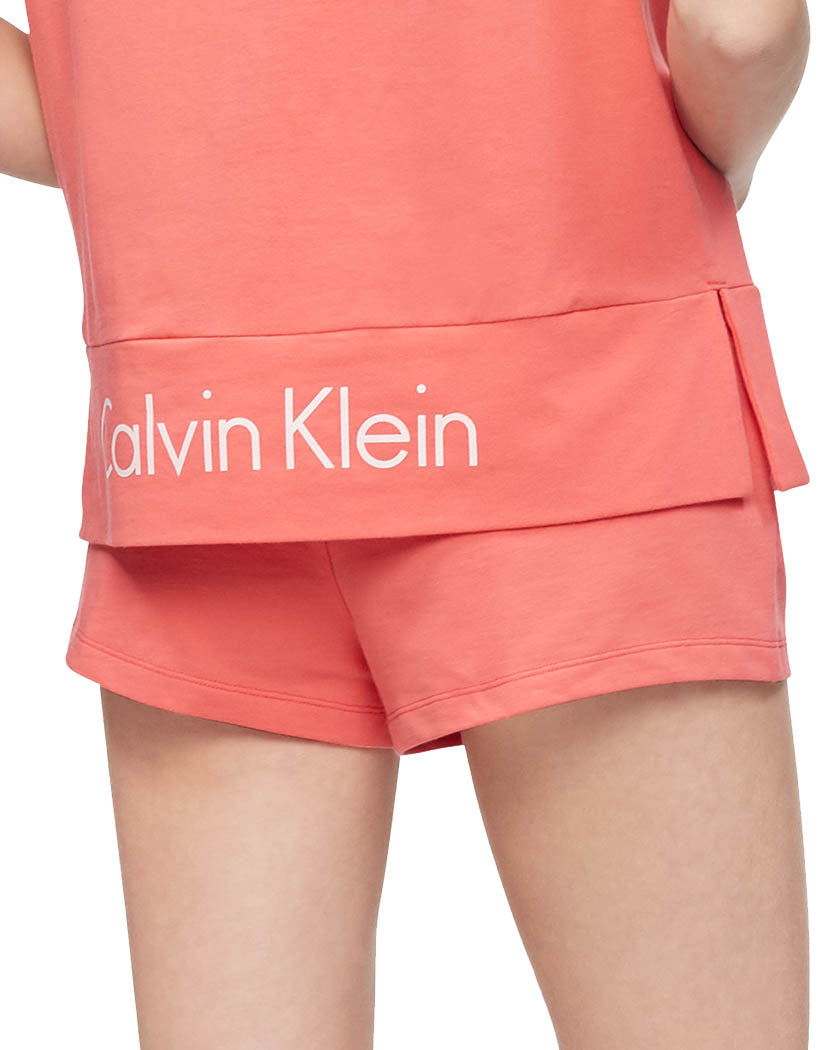 Punch Pink Back Calvin Klein Comfort Lounge Sleep Short QS6704