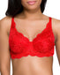 Rouge Front QT Intimates All Over The Lace Unlined Bra 5554Q