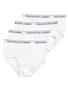 White Flat Polo Ralph Lauren 4-Pack Classic Fit Brief with Wicking RCF3P4