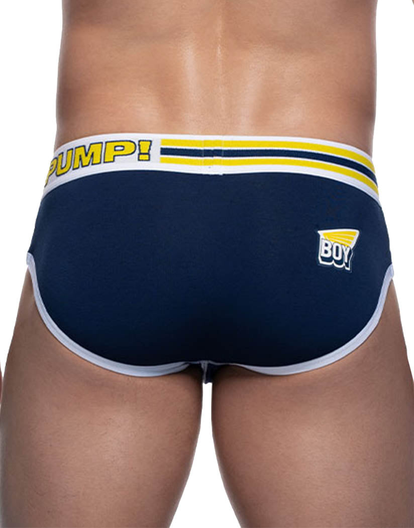 Navy/White/Yellow Back PUMP SportBoy Recharge Brief 12060