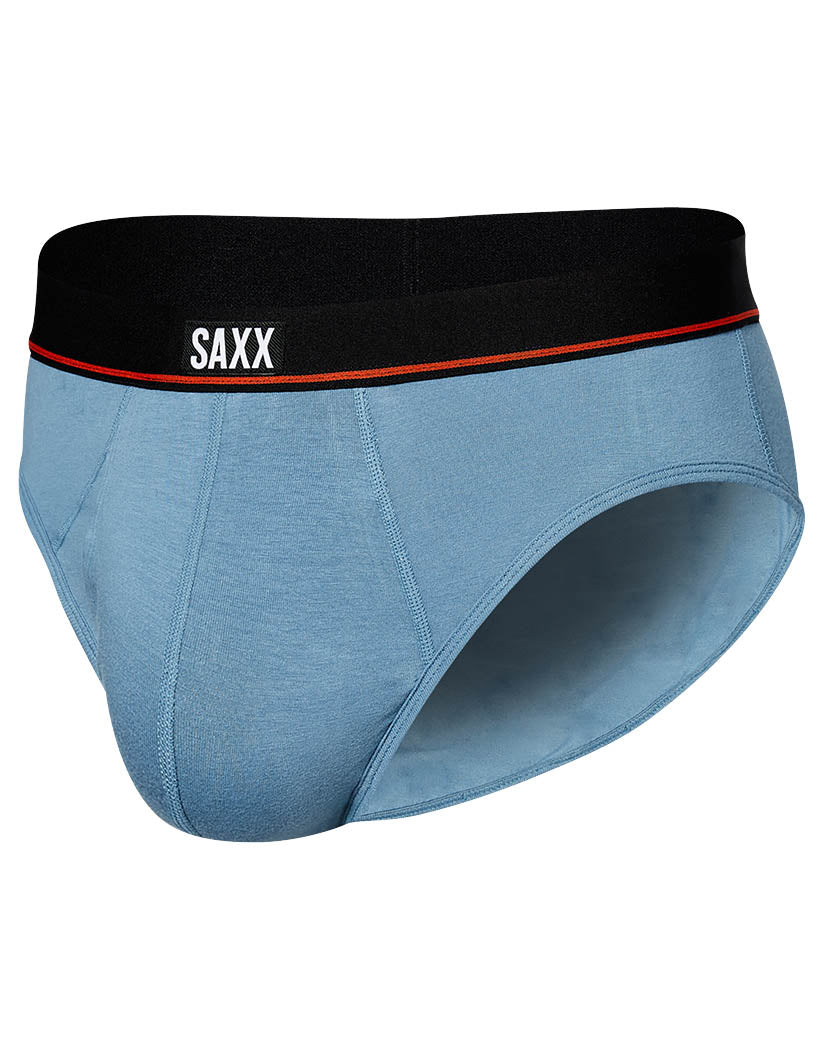Slate Front SAXX Non-Stop Stretch Cotton Brief Fly SXBR46