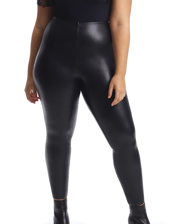 Commando Faux Leather Legging With Perfect Control SLG06