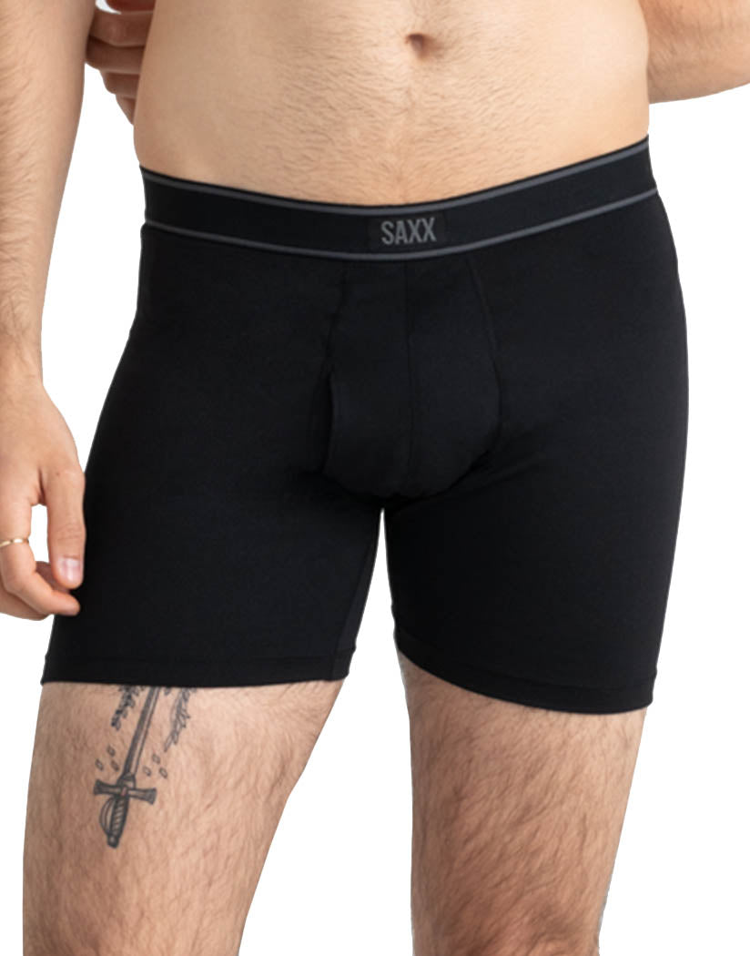 Black Front SAXX Daystripper Boxer Brief Fly SXBB11F