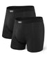 Black/Black Front SAXX Undercover Boxer Brief Fly 2-Pack SXPP2C