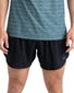 Washed Teal Heather Front SAXX Hot Shot Crew Short Sleeve Short SXSC09C