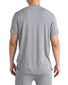 Dark Grey HEather Back SAXX Sleepwalker SS Pocket T-Shirt SXSC32