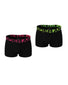Black/Black/Pink Shock front Under Armour Tech 3" 2-Pack Trunk - 1363618