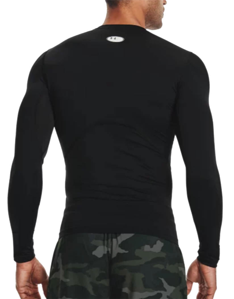 Black/White back Under Armour HeatGear Armour Compression Long Sleeve 1361524