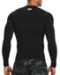Black/White back Under Armour HeatGear Armour Compression Long Sleeve 1361524