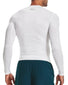 White/Black back Under Armour HeatGear Armour Compression Long Sleeve 1361524