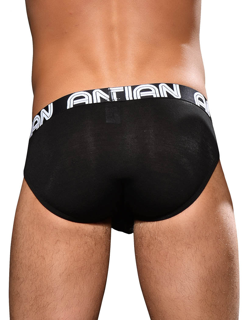 Black Back Andrew Christian Almost Naked Bamboo Brief 92149