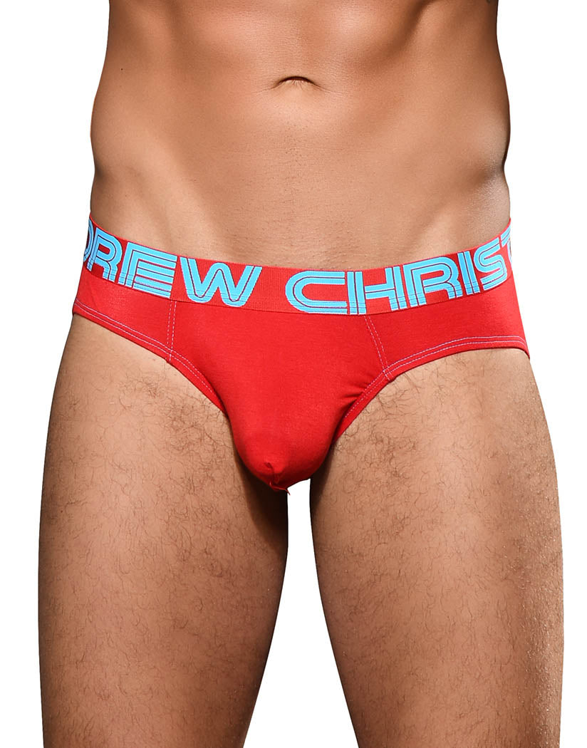 Red Front Andrew Christian Almost Naked Bamboo Brief 92149