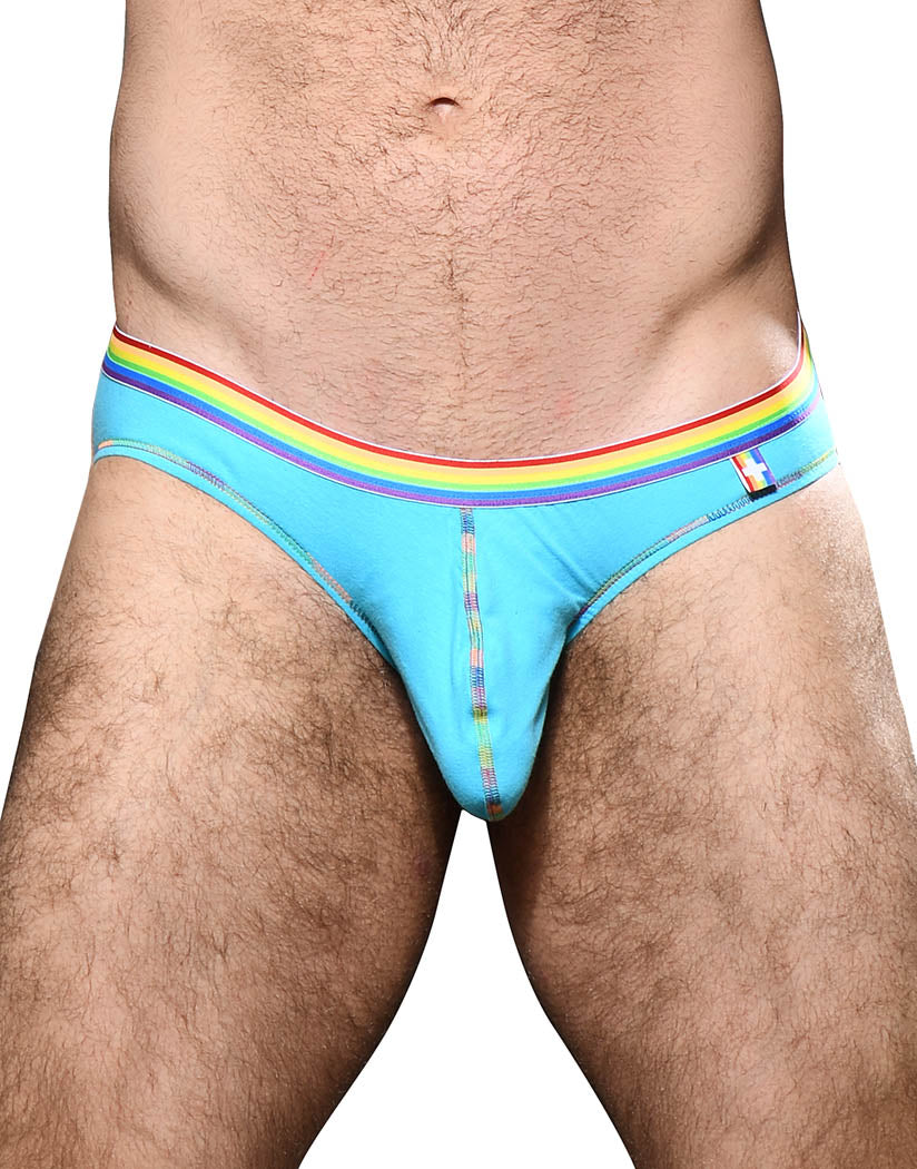 Multi Front Andrew Christian Boy Brief Unicorn 3-Pack w/ Almost Naked 92155