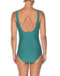 Binding Green Back TOGS Square Neck One-Piece Swimsuit 1035123
