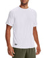 White/ White Front Under Armour Tactical Tech Short Sleeve T-Shirt 1005684 Media 1 of 5