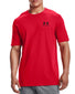 Red/Black Front Under Armour Sport Style Knit Short Sleeve T-Shirt 1326799