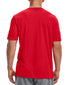 Red/Black Back Under Armour Sport Style Knit Short Sleeve T-Shirt 1326799