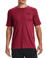 Black Rose Medium/ Black Front Under Armour Sport Style Knit Short Sleeve T-Shirt 1326799
