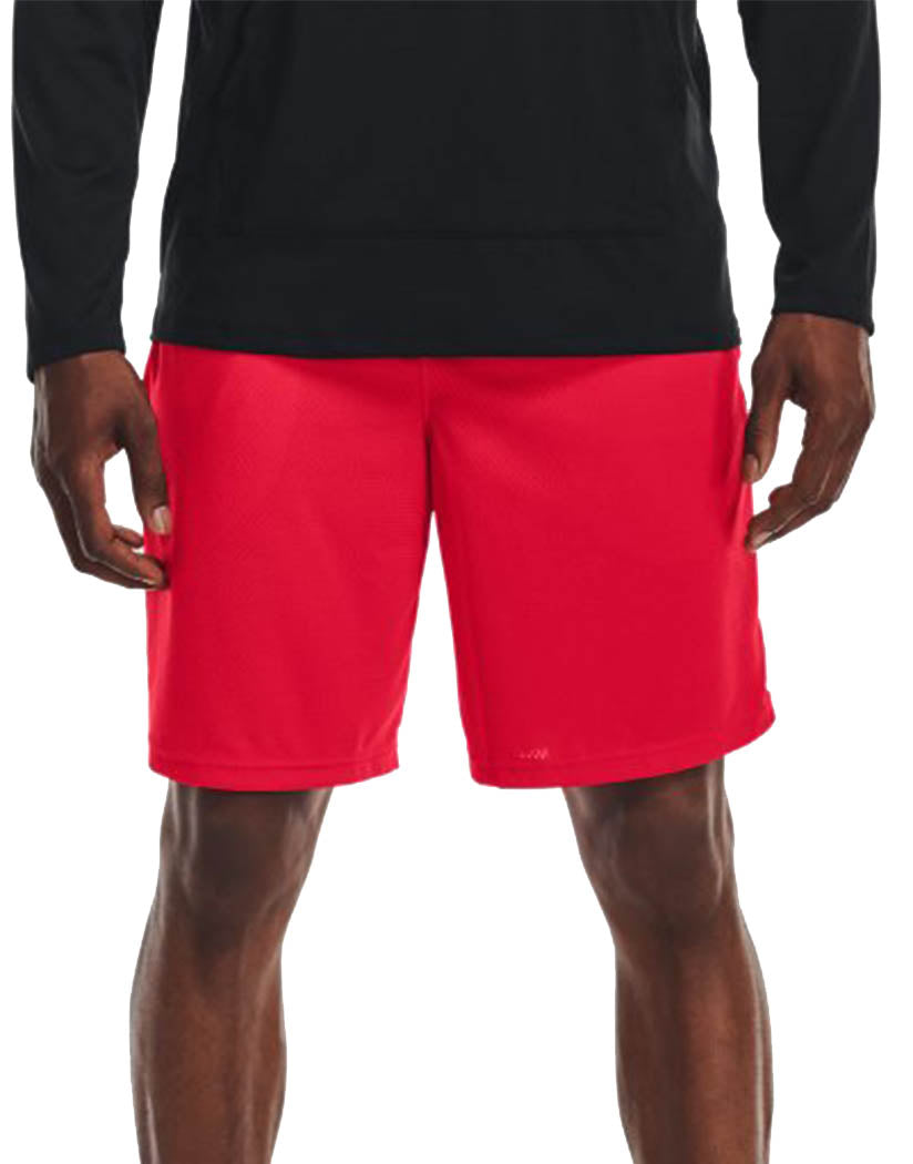 Red/Black Front Under Armour Tech Mesh Short 1328705