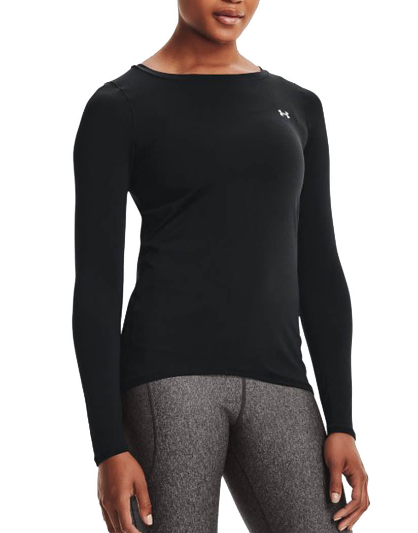 Black/Metallic Silver Front Under Armour HG Armour Long Sleeve 1328966