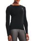 Black/Metallic Silver Front Under Armour HG Armour Long Sleeve 1328966
