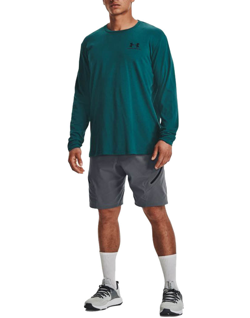 Tourmaline Teal AFS Front Under Armour Sportstyle Left Chest LS 1329585