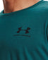 Tourmaline Teal AFS Front Under Armour Sportstyle Left Chest LS 1329585