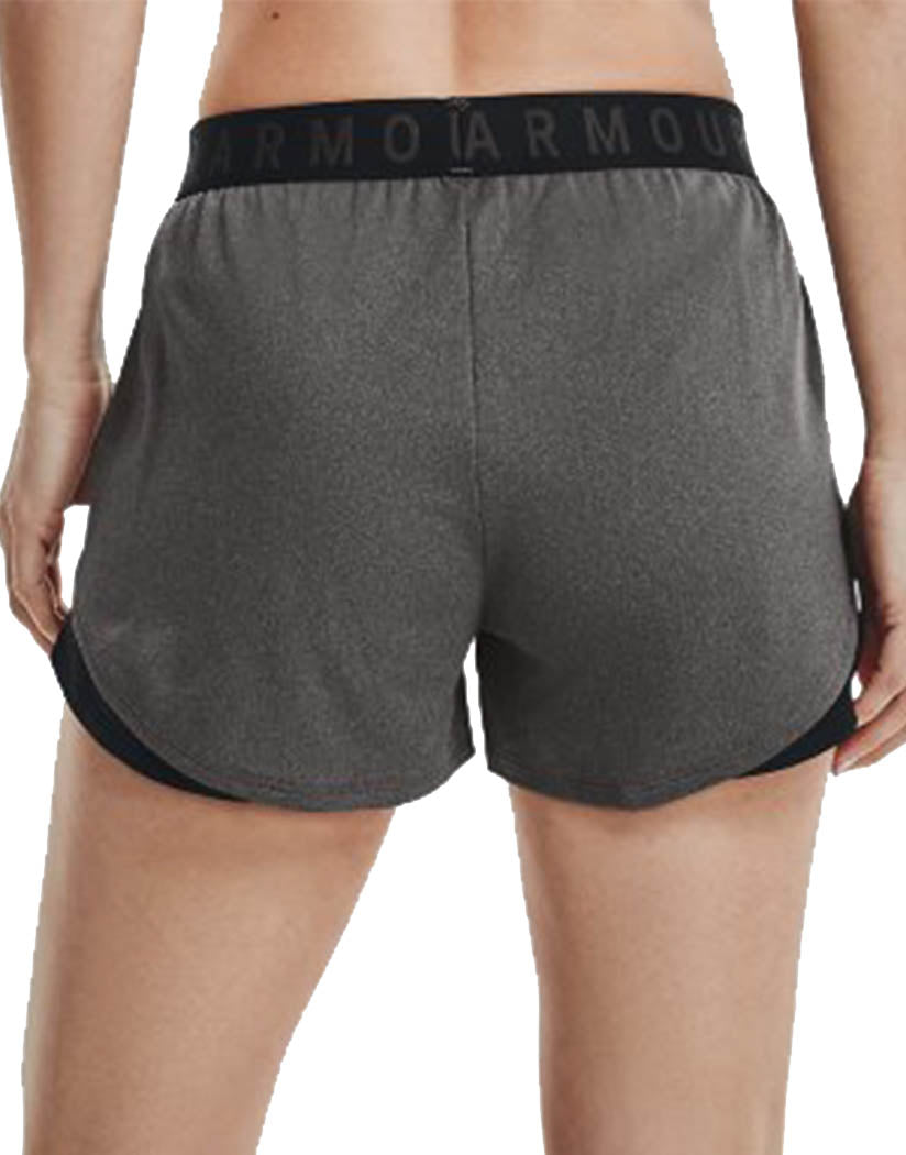 Carbon Heather/Black/Black Back Under Armour Play Up Shorts 3.0 1344552