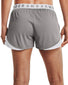 True Gray Heather/White/White Back Under Armour Play Up Shorts 3.0 1344552