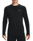 Black/Pitch Gray Front Under Armour Packaged Base 4.0 Crew 1353349