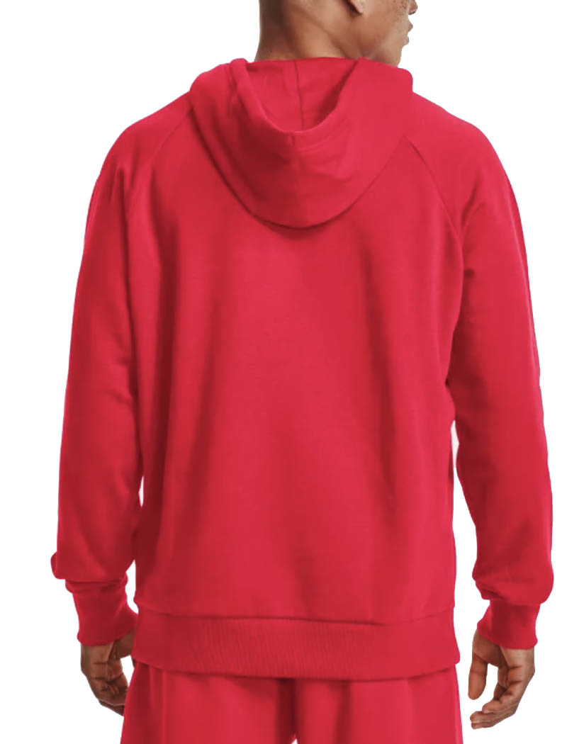 Red/Onyx White Back Under Armour Rival Fleece Big Logo Hoodie 1357093